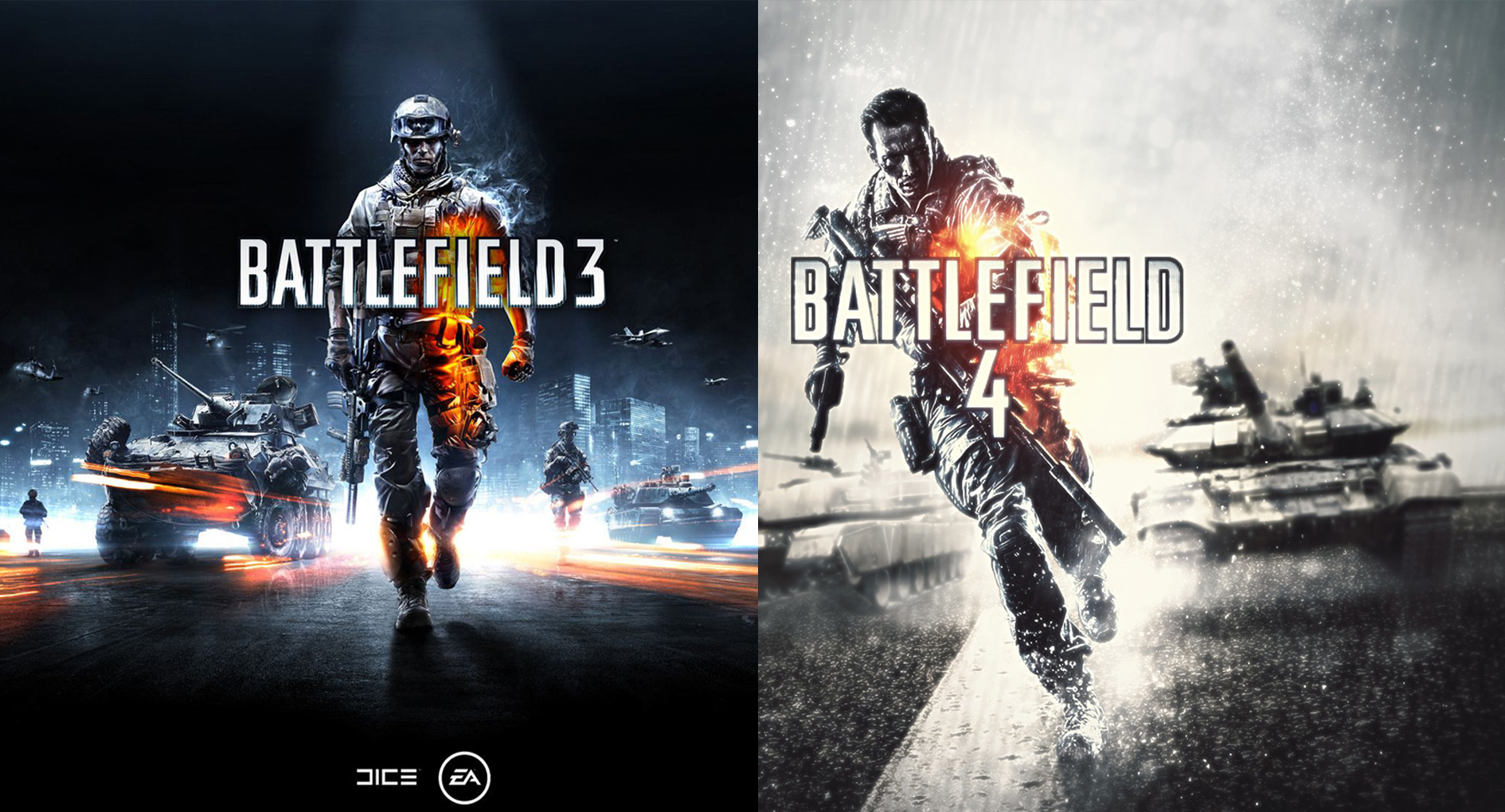 BATTLEFIELD 3 + BATTLEFIELD 4