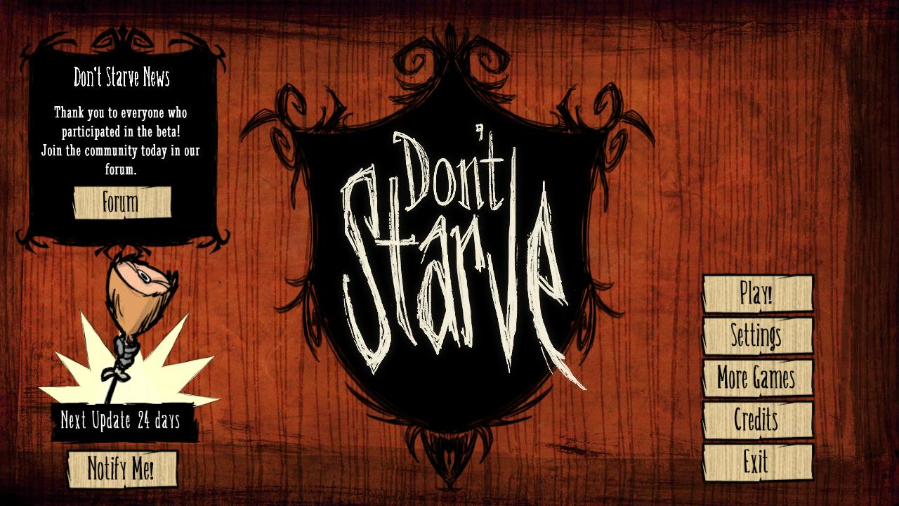 DON'T STARVE (LICENSE KEY)